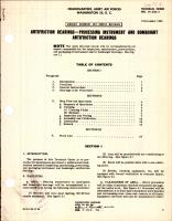 Processing Instrument and Bombsight Antifriction Bearings