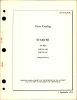 Parts Catalog for Starter Types 36E22-2-B and 36E22-2-C 