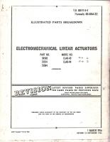 Illustrated Parts Breakdown for Electromechanical Linear Actuators - Parts 30582, 31534, and 31584