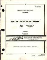 Overhaul Instructions for Water Injection Pump - Model RG8825J