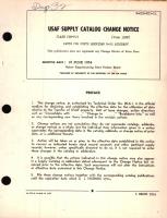 Change Notice for Parts for North American B-25 Aircraft