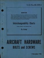 Interchangeability Charts - Aircraft Hardware Bolts and Screws