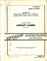 Operation, Service, and Overhaul Instructions with Parts Catalog for Aircraft Camera Type K-17B 