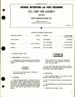 Overhaul Instructions with Parts Breakdown for Fuel Sump Tank Assembly - 200-48208 