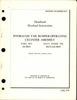 Overhaul Instructions for Hydraulic Bumper Operating Cylinder Assembly - Part 181-58029 