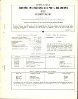 Overhaul Instructions with Parts Breakdown for Fuel Quantity Tank Unit - FG211A2 