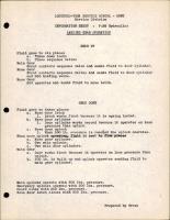 P-38 Hydraulics - Landing Gear Operation