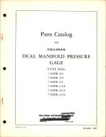 Parts Catalog for Kollsman Dual Manifold Pressure Gage