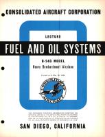 Fuel and Oil Systems Lecture, B-24D Model - Familiarization Manual