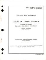 Illustrated Parts Breakdown for Linear Actuator Assembly R144M39, R144M39-1, and R144M39-2 