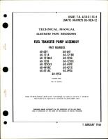 Illustrated Parts Breakdown for Fuel Transfer Pump Assembly