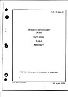 Product Improvement Digest for T-34A Aircraft