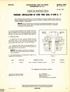 Installation of Stud Tube Seal for V-1650-3 and -7