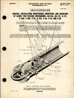 Installation, Maintenance, Inspection, and Operation of Glider Tow release Mechanisms