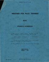 Basic Weather for Pilot Trainees, Student's Workbook