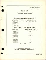 Overhaul Instructions for Combustion and Ventilation Blowers