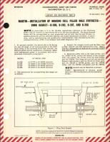 Installation of Mareng Cell Filler Hole Synthetic Cork Gasket for B-26B, B-26C, B-26F, and B-26G