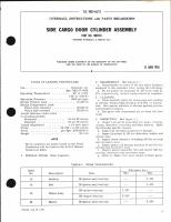 Overhaul Instructions with Parts Breakdown for Side Cargo Door Cylinder Assembly Part No. 300270