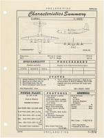 C-133B Douglas Cargomaster - Cargo - Characteristics Summary