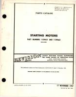 Parts Catalog for Starting Motors - Parts 1109651 and 1109662