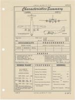 C-97C Boeing Stratofreighter - Cargo - Characteristics Summary