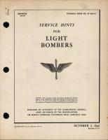 Service Hints for Light Bombers