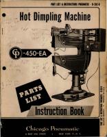 Parts List and Instruction Book for Hot Dimpling Machine - Model CP-450-EA 