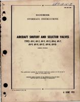 Overhaul Instructions for Aircraft Shutoff and Selector Valves 