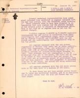 Correspondence Concerning Time Between Overhauls for V-1650-3 and V-1650-7 Engines