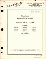 Overhaul Instructions for Water Regulators