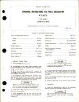 Overhaul Instructions with Parts Breakdown for Actuator - FYLC 3196-1