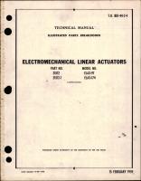 Illustrated Parts Breakdown for Electromechanical Linear Actuators - Parts 31512 and 31512-1 - Models ELA3-97 and ELA3-174