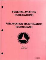 Federal Aviation Publications for Aviation Mechanics