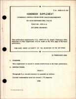 Supplement to Overhaul Instructions with Parts for De-Icer Distributing Valve - Part 1532-3-A