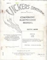Component Maintenance Manual for Electric Motor - Parts 374004 and 396362 