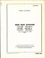Parts Catalog Nose Gear Actuator