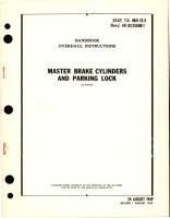 Overhaul Instructions for Master Brake Cylinders and Parking Lock