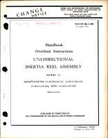 Overhaul Instructions for Uni-Directional Inertia Reel Assembly Model 11