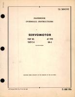 Overhaul Instructions for Servomotor Part No. 15637-2-A AF Type MA-6 