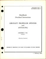 Overhaul Instructions for Aircraft Propeller Spinner and Anti-Icing Assembly No. 535247