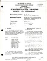 Installation of Electrical Turn and Bank Indicator - L-20A Series