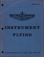 Flying Training for Instrument Flying