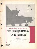 Instructors Supplement to Pilot Training Manual for the B-17 Flying Fortress