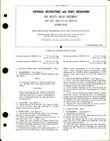 Overhaul Instructions with Parts Breakdown for Air Safety Valve Assembly - Parts 38E01-2-A and 38E01-4-A