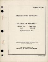 Illustrated Parts Breakdown for Decoupler Assembly - Model 110B - Part WC-101B 