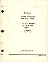 Overhaul Instructions with Parts Catalog for Control Boxes - Parts 49-C-177, 48-C-190, 46-C-199-5