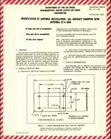 Modification of Antenna Installation for all Aircraft Equipped with Antenna AT-4/ARN