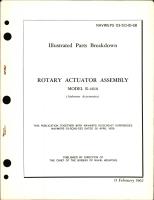 Illustrated Parts Breakdown for Rotary Actuator Assembly Model R-4610 