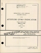 Operation and Service Instructions for Attitude Gyro Indicator Type J-1