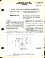 Rotation of Field Lens for AN-1 Boresight